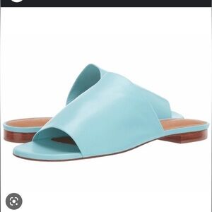 Clergerie ITOU3 agua‎ slip on buttery soft leather sandals Sz 5 1/2 EU 36 new